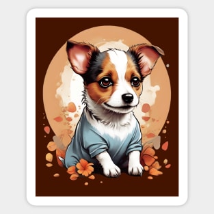 Cute Jack Russell Puppy Sticker